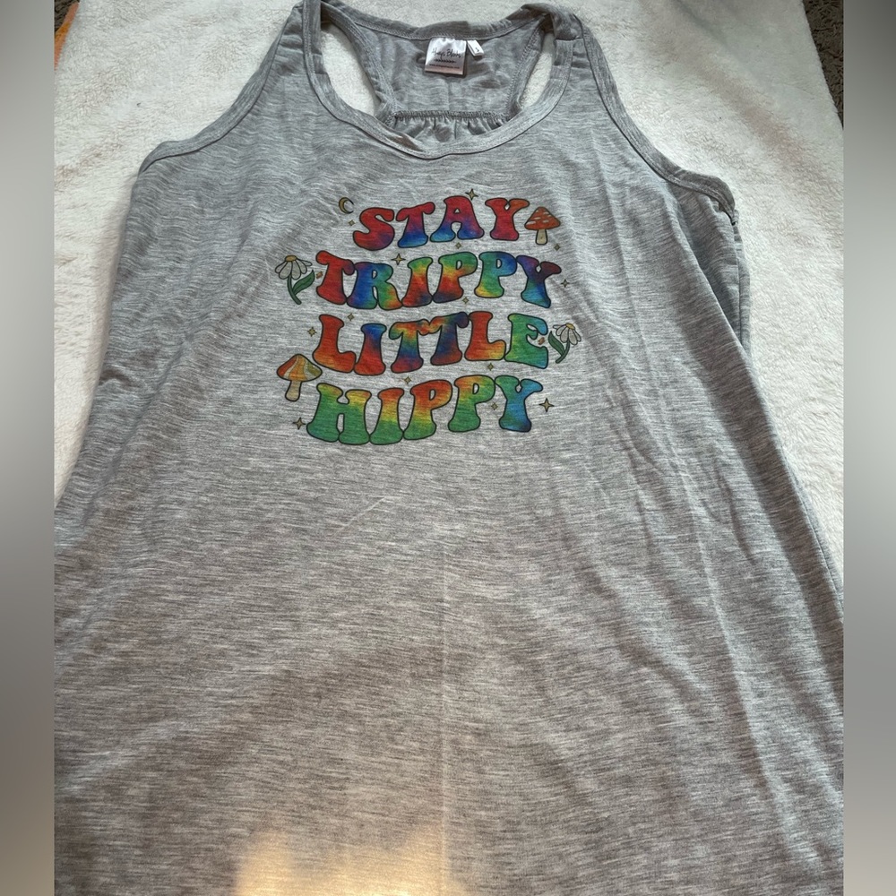 Stay Trippy Little Hippie Womens Tank Top